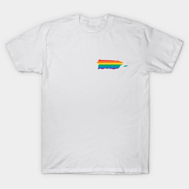 PR Map Pride T-Shirt by Vicener